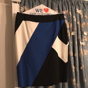 Nine West colorblock skirt
